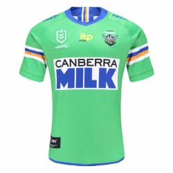 Camisola Canberra Raiders Rugby Equipamento Primeiro 2021 Manga Curta